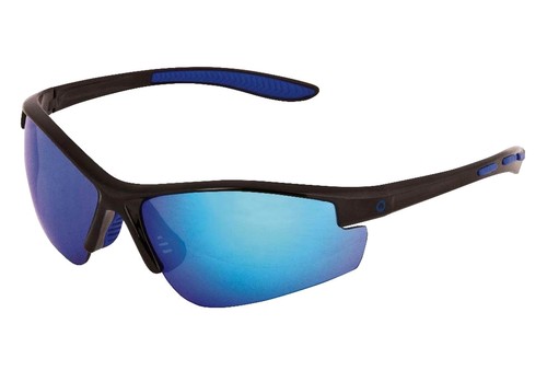 Schutzbrille verspiegelt blau